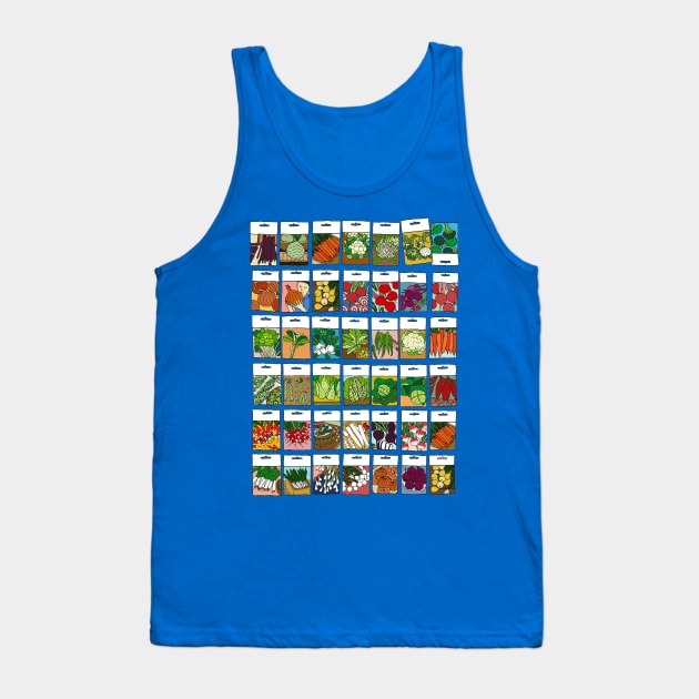 Veggie Seeds Pattern 1 Tank Top by lamaisondulapino